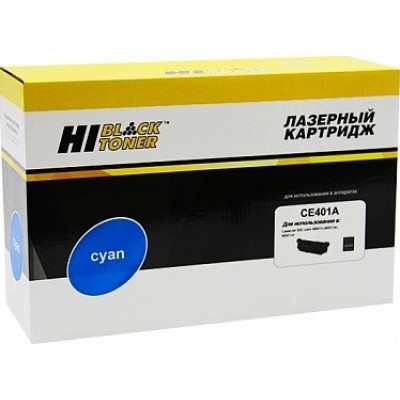 Картридж лазерный Hi-Black (HB-CE401A) для HP LJ Enterprise 500 color M551n/ M575dn, голубой (6000 стр.)