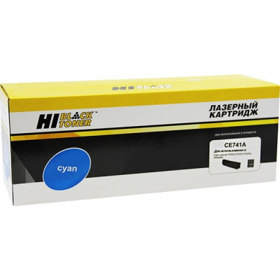 Картридж лазерный Hi-Black (HB-CE741A) для HP CLJ CP5220/ 5225/ 5225n/ 5225dn, голубой (7300 стр.)