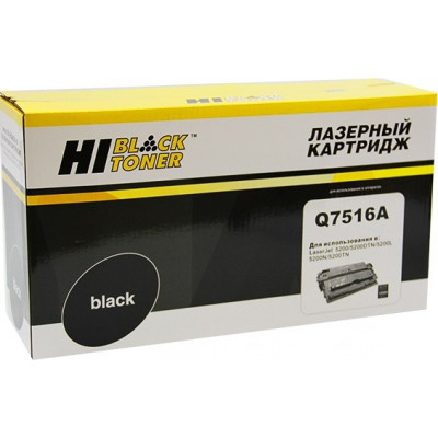Картридж лазерный Hi-Black (HB-Q7516A) для HP LJ 5200, чёрный (12000 стр.)