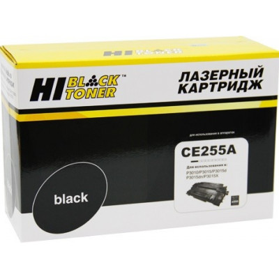 Картридж лазерный Hi-Black (HB-CE255A) для HP LJ P3015, чёрный (6000 стр.)