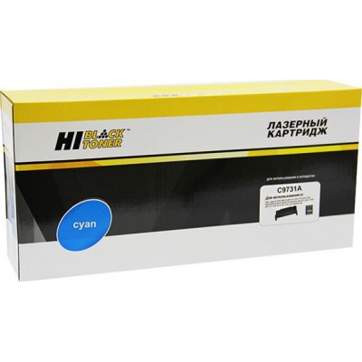Картридж лазерный Hi-Black (HB-C9731A) для HP CLJ 5500/ 5550, голубой (12000 стр.)