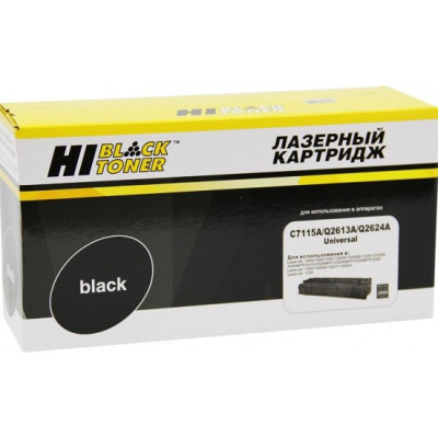 Картридж лазерный универсальный Hi-Black (HB-C7115A/ Q2613A/ Q2624A) для HP LJ 1200/ 1300/ 1150, чёрный (2500 стр.)