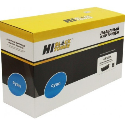 Картридж лазерный Hi-Black (HB-CF321A) для HP CLJ Enterprise M680n/ M680dn, голубой (16500 стр.)