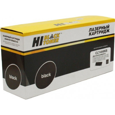 Тонер-картридж Hi-Black (HB-CLT-K406S) для Samsung CLP-360/ 365/ CLX-3300/ 3305, чёрный (1500 стр.)