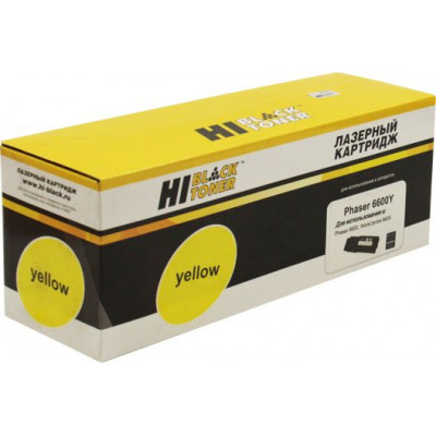 Тонер-картридж Hi-Black (HB-106R02235) для Xerox Phaser 6600/ WorkCentre 6605, жёлтый (6000 стр.)